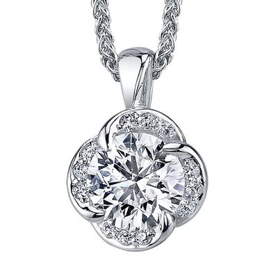 Maple Leaf Diamondsâ¢ Windâs Embraceâ¢ Pendant