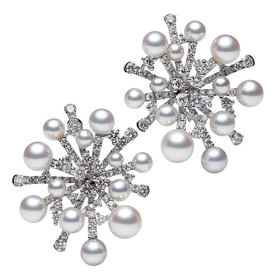 Akoya cultured pearl earrings