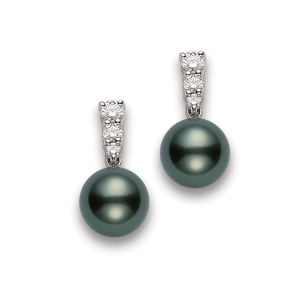 Akoya cultured pearl earrings