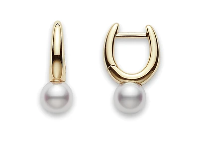 Akoya cultured pearl earrings