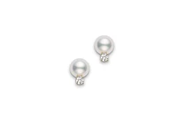 Akoya cultured pearl stud earrings