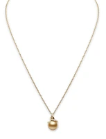 Golden South Sea cultured pearl pendant