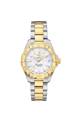 Aquaracer 300M Steel and Gold Quartz Watch