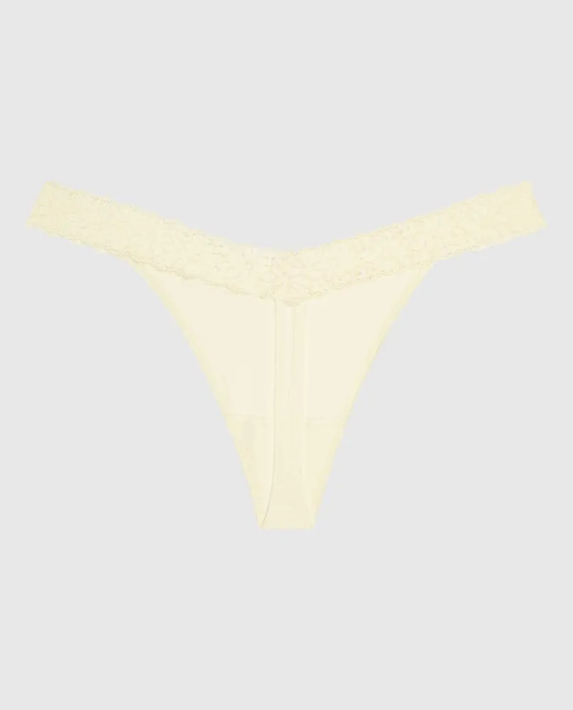 Remix Cotton Thong Panty