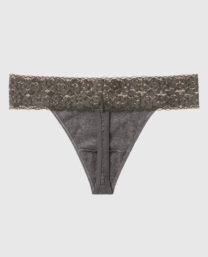 Remix Cotton Thong Panty