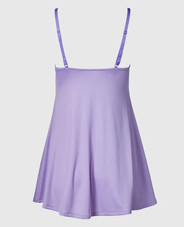 La Senza Purple Cami Lace Detail Nightdress