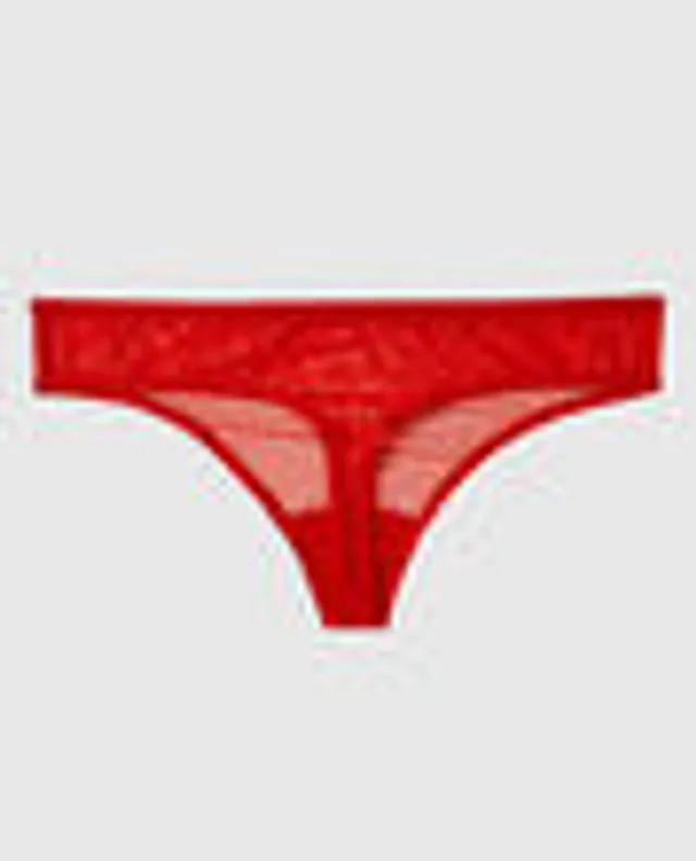 Victoria's Secret womens V String Panty, Berry Gelato, X-Large