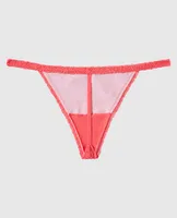 Buy La Senza Remix Cotton G-String Panty (Small) Pink at