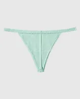 Buy La Senza Remix Cotton G-String Panty (Small) Pink at