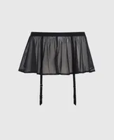 Sheer Garter Skirt