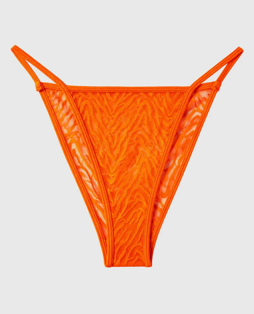 La SENZA Panties Bright Orange Cheeky New Extra Small