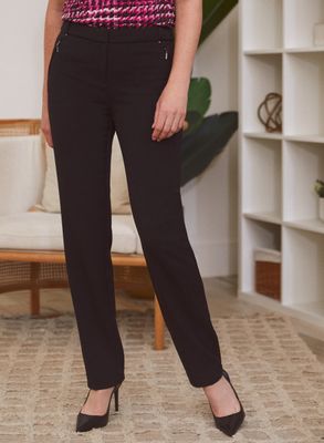 Laura - Pantalon coupe moderne à jambe droite pour femme