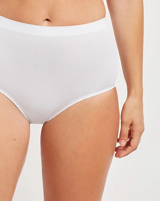 Culotte Bikini à Taille Haute Sans Coutures