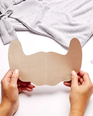 Soutien-gorge adhésif satiné