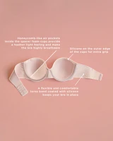 Soutien-gorge doublure légère mousse spacer sans bretelles