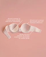 Soutien-gorge doublure légère mousse spacer sans bretelles