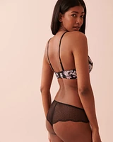 Unlined Floral Bra
