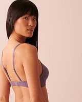 Soutien-gorge doublure légère sans armatures en dentelle