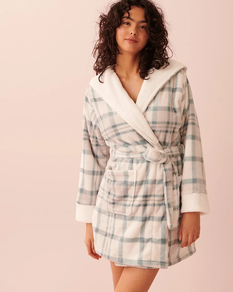 Robe de chambre en peluche douce