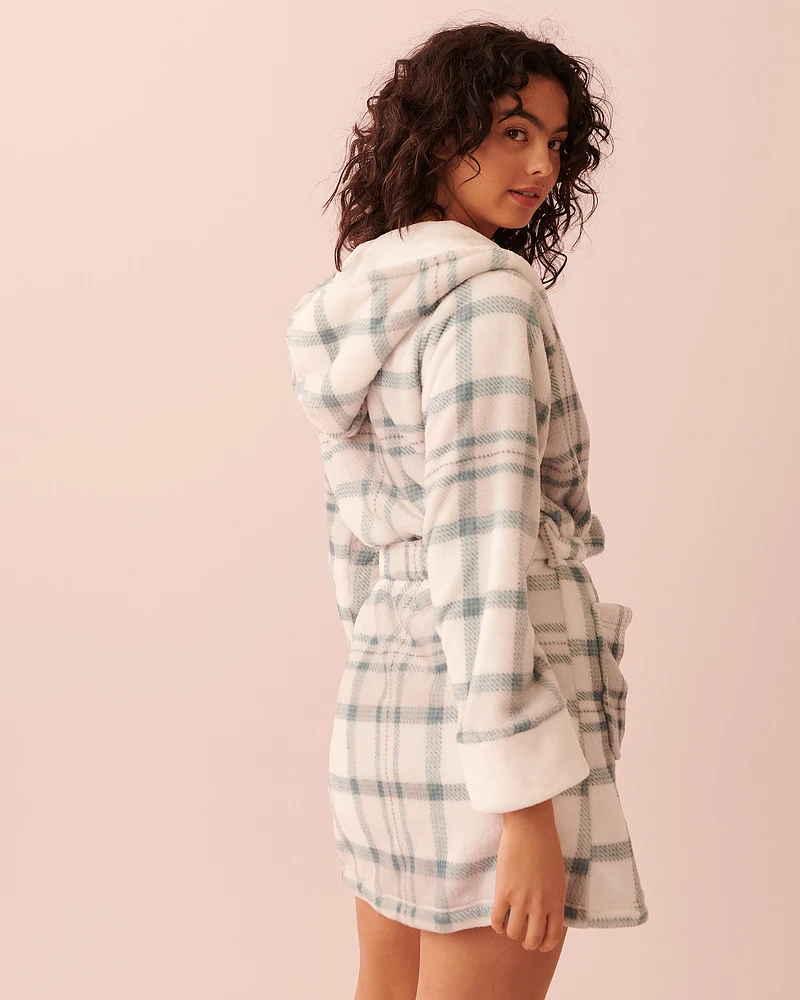 Robe de chambre en peluche douce