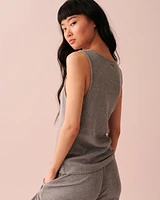 Camisole côtelée