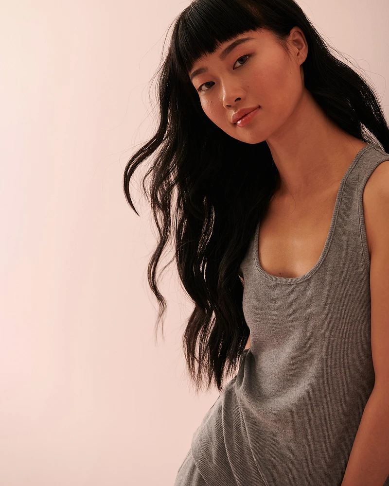 Camisole côtelée