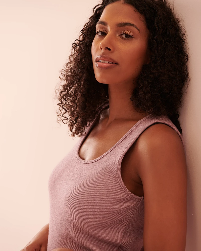 Camisole côtelée