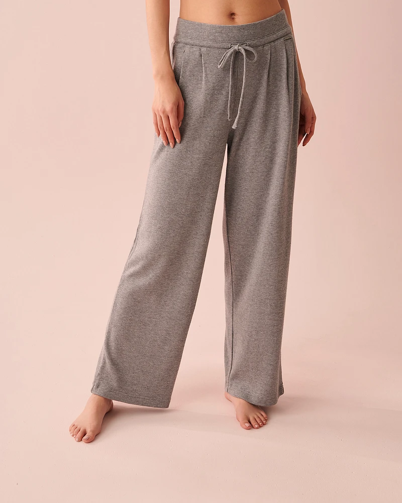 Pantalon jambe droite côtel
