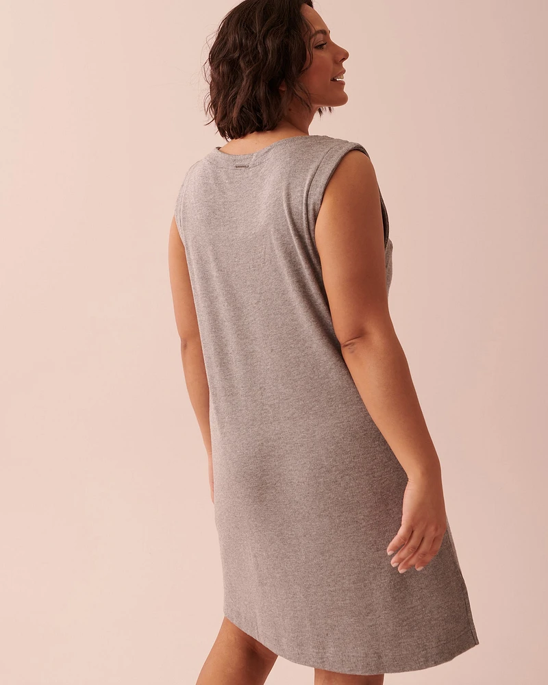 Ribbed Sleeveless Dress