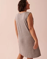 Ribbed Sleeveless Dress