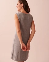 Ribbed Sleeveless Dress