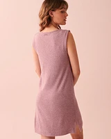 Ribbed Sleeveless Dress