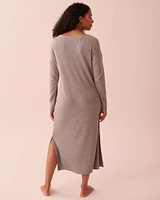 Ribbed Long Sleeve Dress