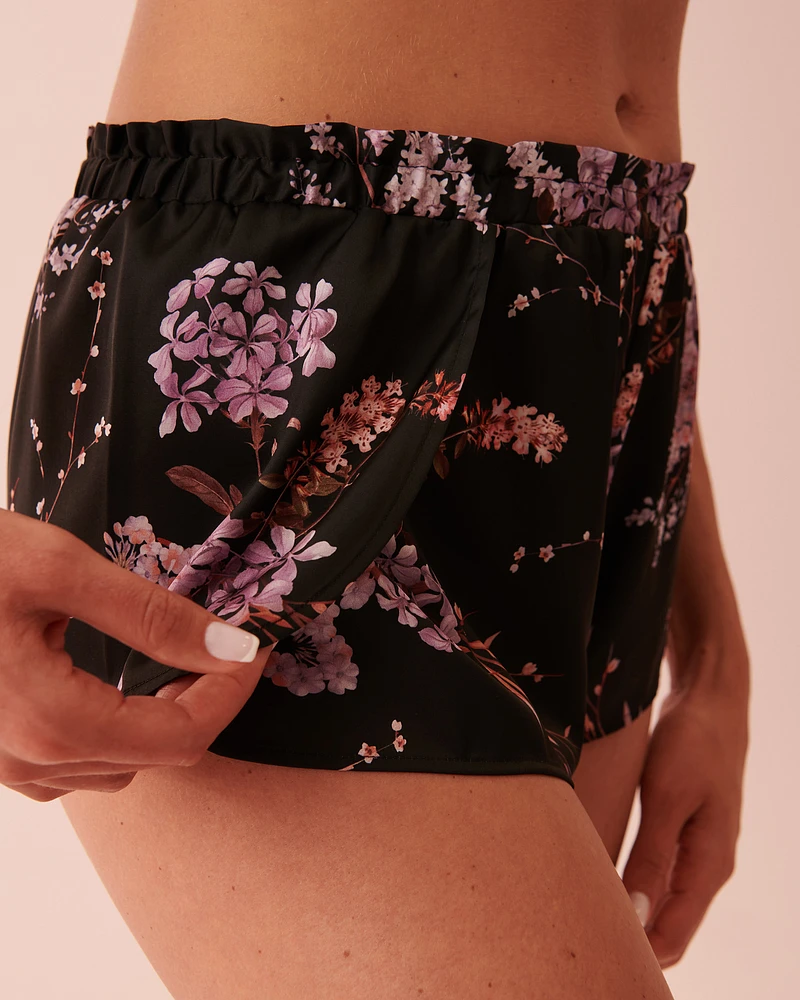 Short en satin