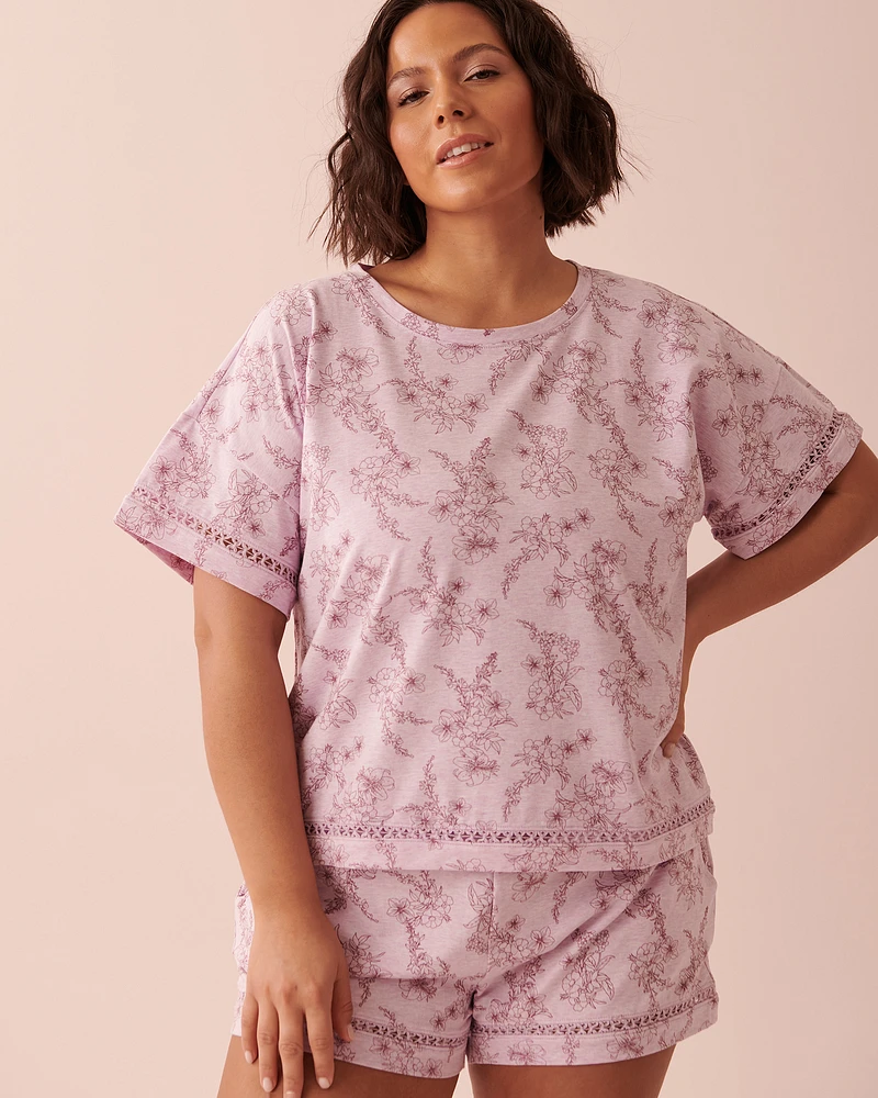 Crochet Trim T-shirt