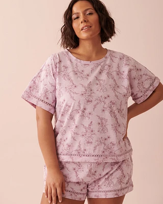 Crochet Trim T-shirt