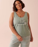 Recycled Fibers Scoop Neck Cami