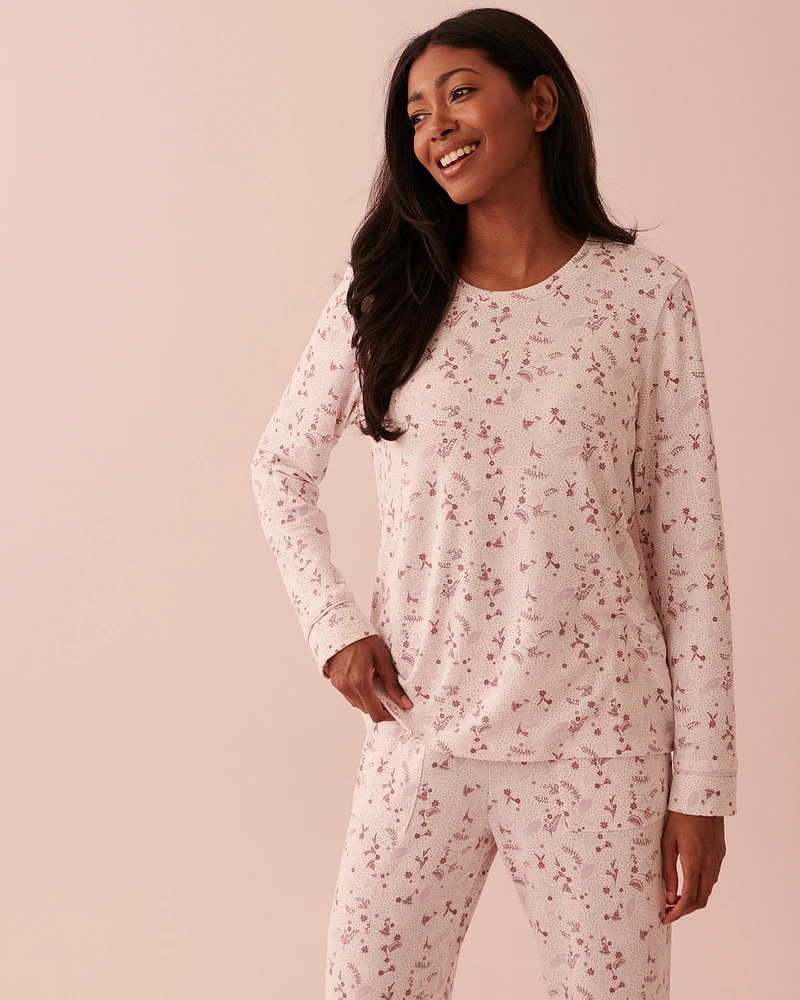 Chandail manches longues en tricot doux