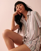 Super Soft Short Sleeve Button-down Shirt