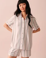 Super Soft Short Sleeve Button-down Shirt