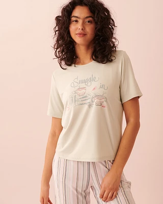 T-shirt col rond ultra doux