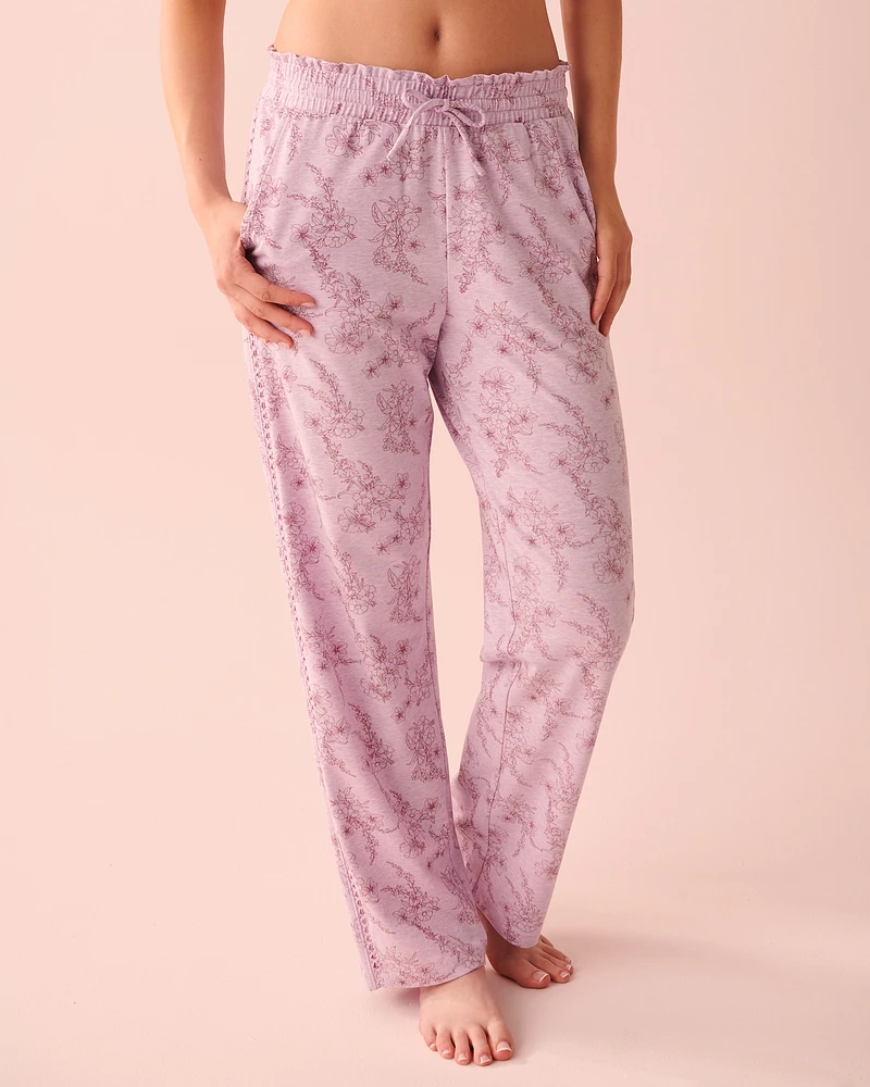 Pantalon bordure en crochet