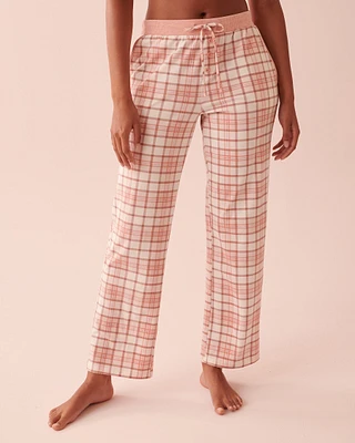 Pantalon jambe droite imprim