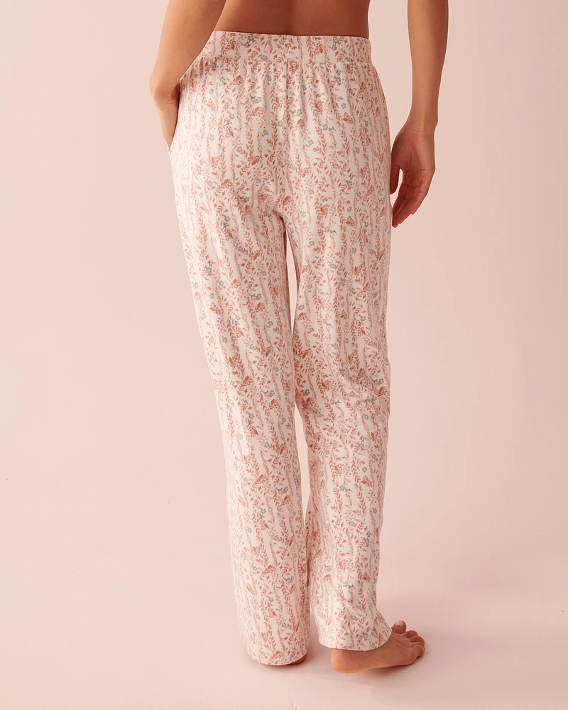 Pantalon jambe droite en fibres recyclées