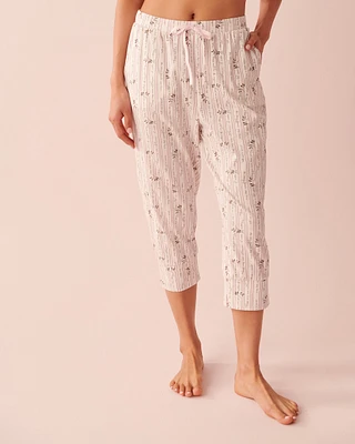 Capri ajusté en coton