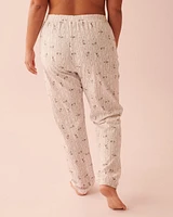 Pantalon de pyjama jogger en coton