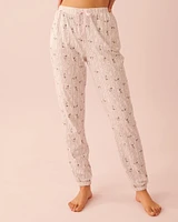 Pantalon de pyjama jogger en coton