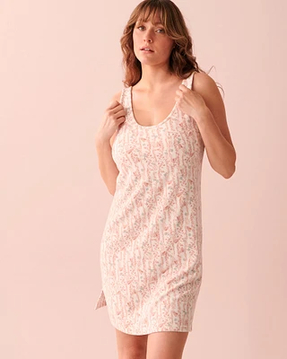 Recycled Fibers Sleeveless Sleepshirt