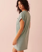Recycled Fibers Short Sleeve Sleepshirt