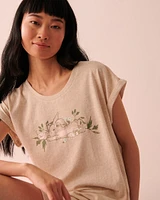 Cotton Short Sleeve Sleepshirt